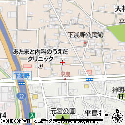 愛知県一宮市浅野前田4周辺の地図
