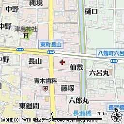 ファミリーマート岩倉東町藤塚店周辺の地図