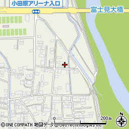 神奈川県小田原市中曽根417周辺の地図