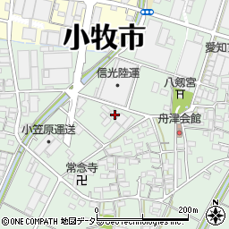 愛知県小牧市舟津1031周辺の地図