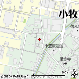 愛知県小牧市舟津2613周辺の地図