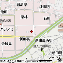愛知県一宮市千秋町浅野羽根新田裏周辺の地図
