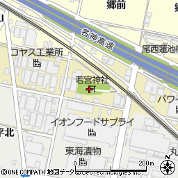 愛知県一宮市西萩原若宮北714周辺の地図