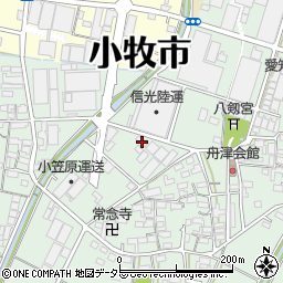 愛知県小牧市舟津1032周辺の地図