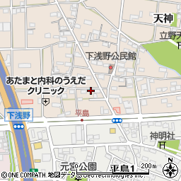 愛知県一宮市浅野前田5周辺の地図