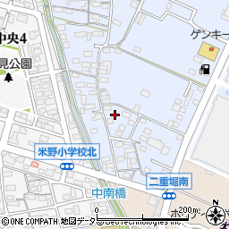 愛知県小牧市二重堀1568周辺の地図