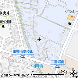 愛知県小牧市二重堀1568周辺の地図