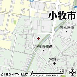 愛知県小牧市舟津1358周辺の地図
