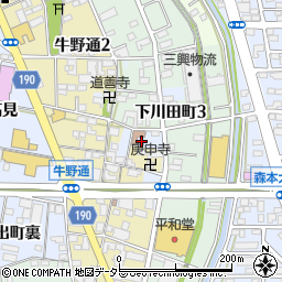 愛知県一宮市一宮周辺の地図