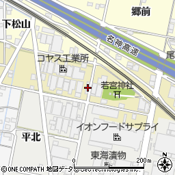 愛知県一宮市西萩原若宮北41周辺の地図