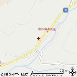 岐阜県恵那市串原中沢5125周辺の地図