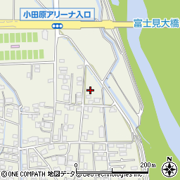 神奈川県小田原市中曽根419周辺の地図