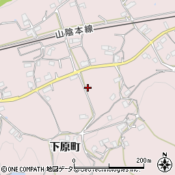 京都府綾部市下原町上ノ替地周辺の地図