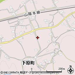 京都府綾部市下原町（上ノ替地）周辺の地図