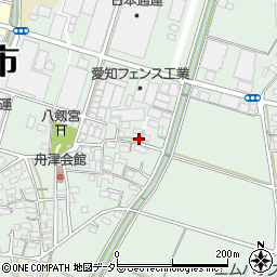 愛知県小牧市舟津1313周辺の地図