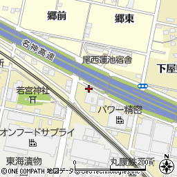 愛知県一宮市西萩原若宮前18周辺の地図