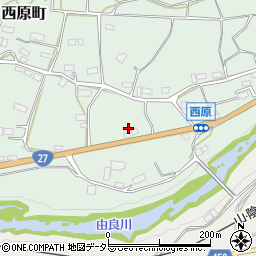 京都府綾部市西原町南中山周辺の地図