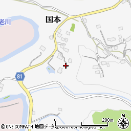 千葉県市原市国本166周辺の地図