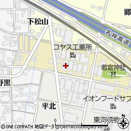 愛知県一宮市西萩原若宮北35周辺の地図
