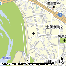 土師新町公園周辺の地図