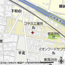 愛知県一宮市西萩原若宮北36周辺の地図