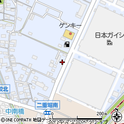 愛知県小牧市二重堀1590周辺の地図