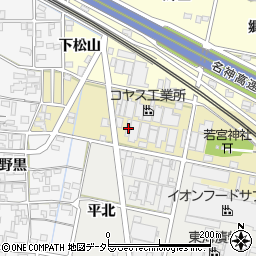 愛知県一宮市西萩原若宮北34周辺の地図