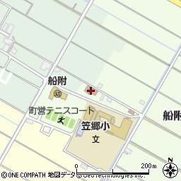 養老町笠郷自治会館周辺の地図