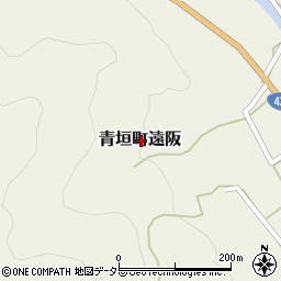 兵庫県丹波市青垣町遠阪周辺の地図