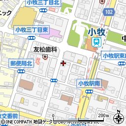 鍵修理の生活救急車　北名古屋市・受付センター周辺の地図