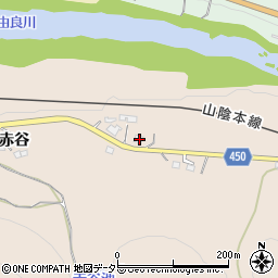 京都府綾部市野田町番上目17周辺の地図