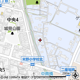 愛知県小牧市二重堀1682-1周辺の地図