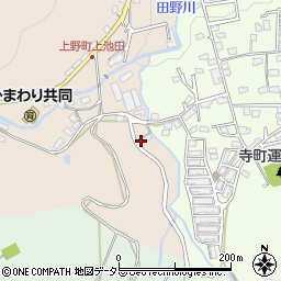 京都府綾部市上野町西ケ窪周辺の地図