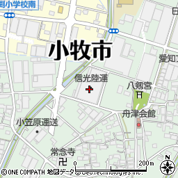 愛知県小牧市舟津1009-1周辺の地図