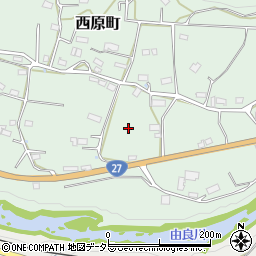 京都府綾部市西原町申酉周辺の地図