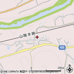 京都府綾部市下原町角畑周辺の地図