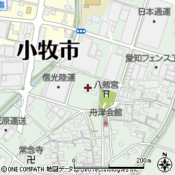 愛知県小牧市舟津1005周辺の地図