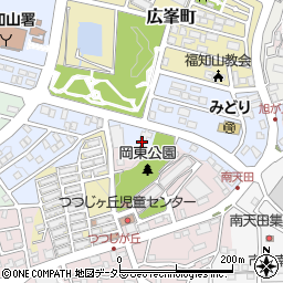 福知山市立　丘児童センター周辺の地図