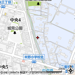 愛知県小牧市二重堀1671-1周辺の地図