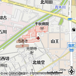 愛知県一宮市丹陽町重吉新田裏東切1088周辺の地図