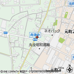 愛知県小牧市舟津413周辺の地図