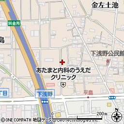 愛知県一宮市浅野（南之川）周辺の地図