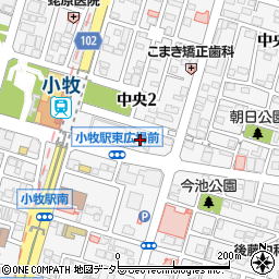 野田塾　小牧駅前校周辺の地図