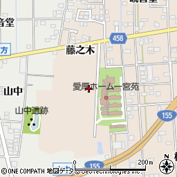 愛知県一宮市大和町苅安賀杉之木周辺の地図