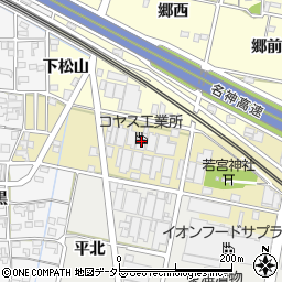 愛知県一宮市西萩原若宮北26周辺の地図