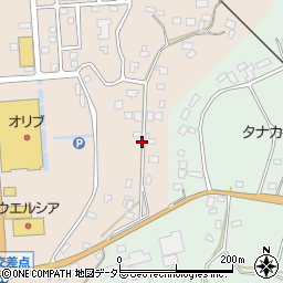 千葉県夷隅郡大多喜町船子周辺の地図