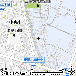 愛知県小牧市二重堀1669周辺の地図