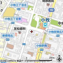 ジブラルタ生命保険株式会社　名古屋東支社小牧第一・第二営業所周辺の地図