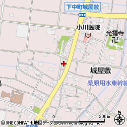 岐阜県羽島市下中町周辺の地図