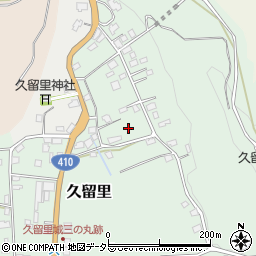 千葉県君津市久留里周辺の地図